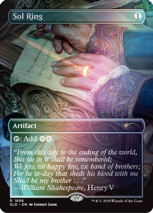 Sol Ring (1696) (Rainbow Foil) (SLD-1696) - Secret Lair Drop Series Foil