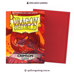 Dragon Shield: Classic - Crimson - Standard Size - 100 Sleeves