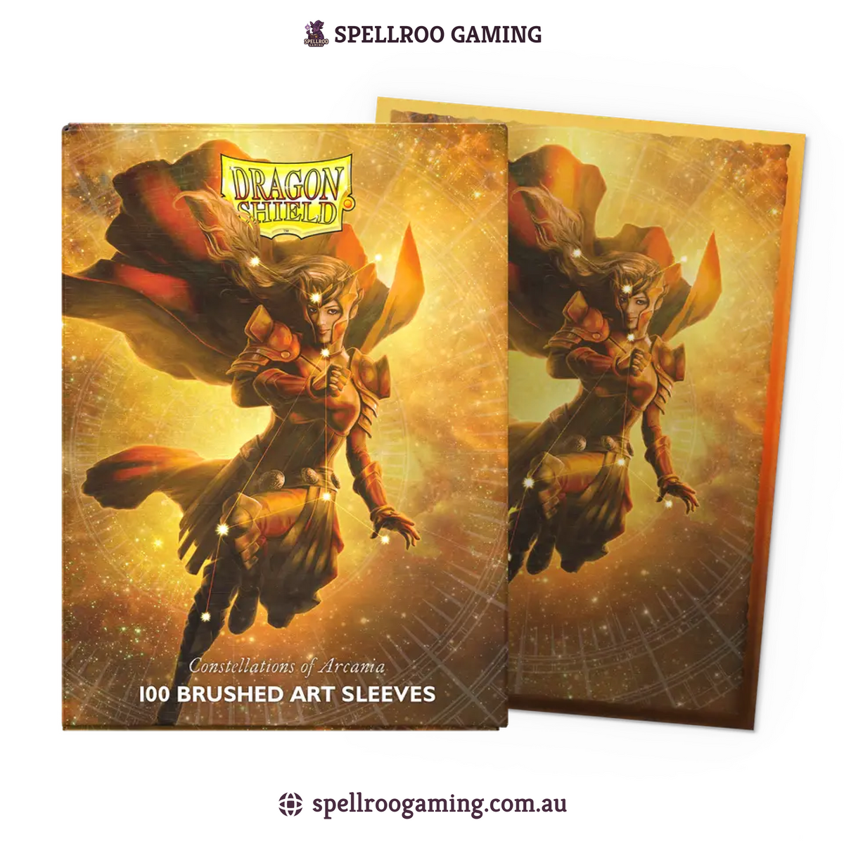 Dragon Shield: Brushed Art - Alaria - Constellations - Standard Size - 100 Sleeves