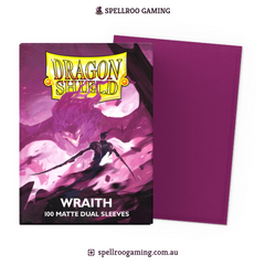 Dragon Shield: Matte Dual - Wraith - Standard Size - 100 Sleeves