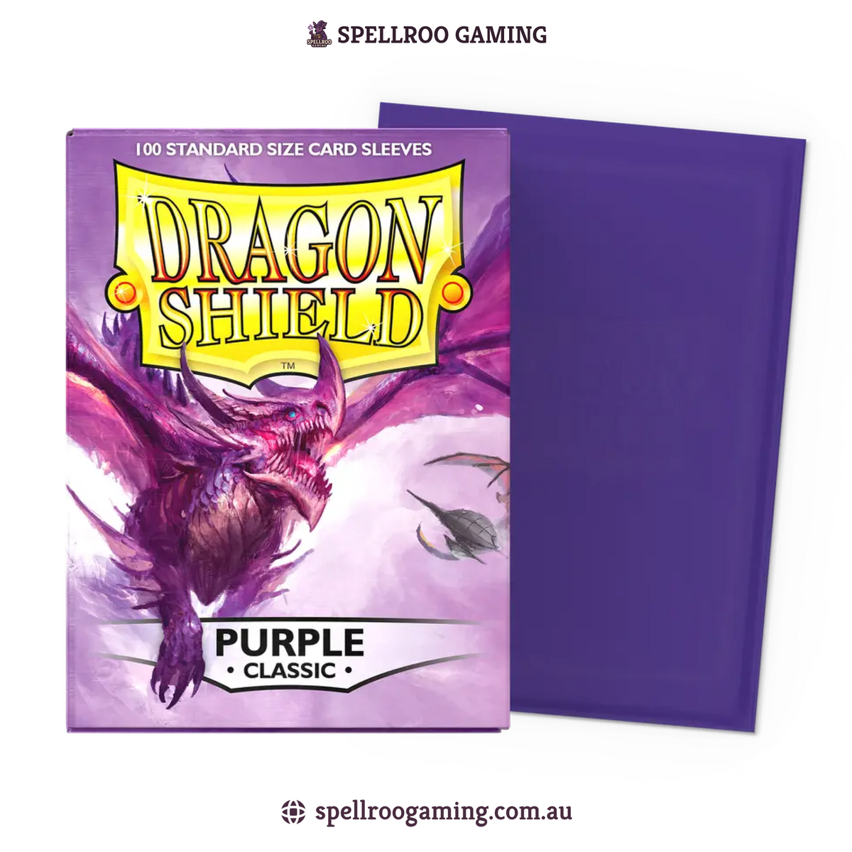 Dragon Shield: Classic - Purple - Standard Size - 100 Sleeves