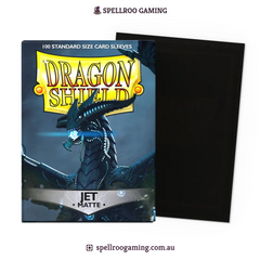 Dragon Shield: Matte - Jet - Standard Size - 100 Sleeves