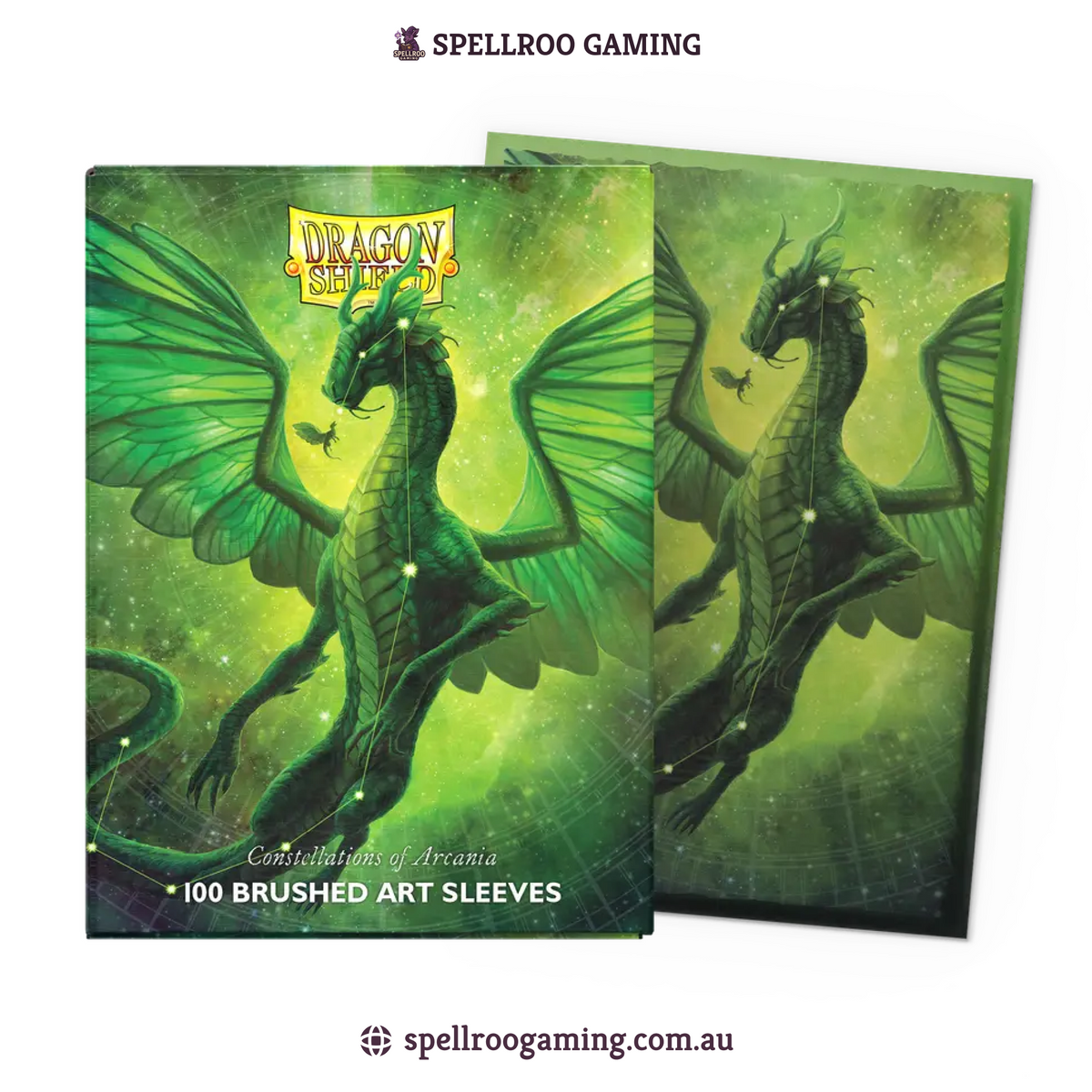 Dragon Shield: Brushed Art - Rayalda - Constellations - Standard Size - 100 Sleeves