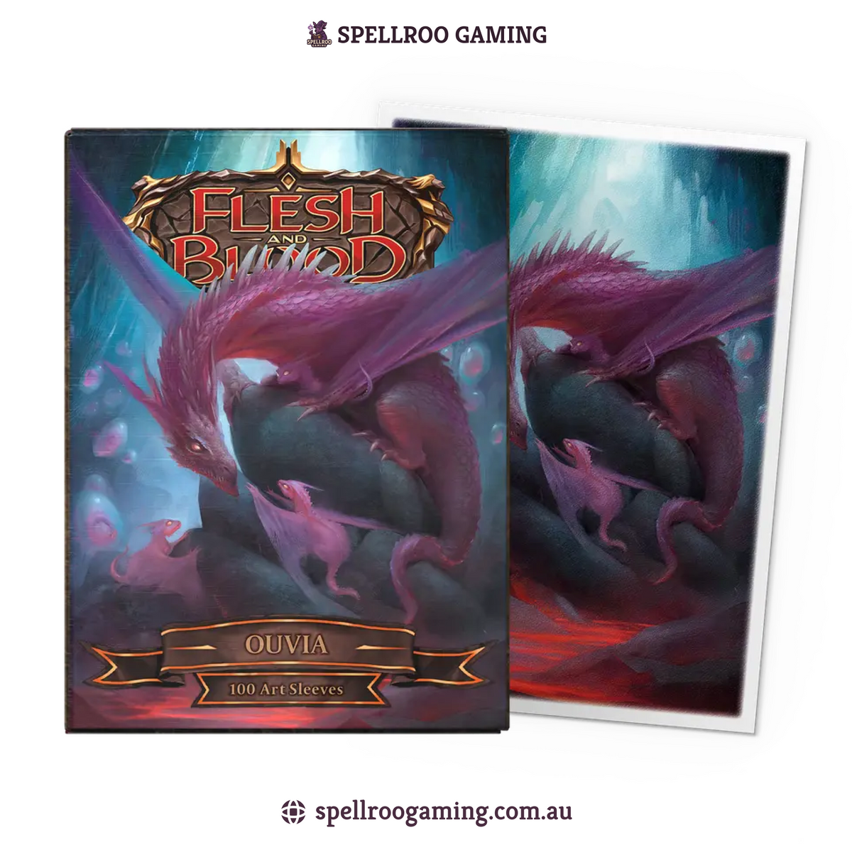 Dragon Shield: Brushed Art - Ouvia - Standard Size - 100 Sleeves