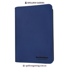 ARCHIVALPRO: 4-Pocket Premium PU Leather Graded Card Binder – Holds 40 PSA/Slab Cards (Baseball, Football, TCG, Sports Cards)