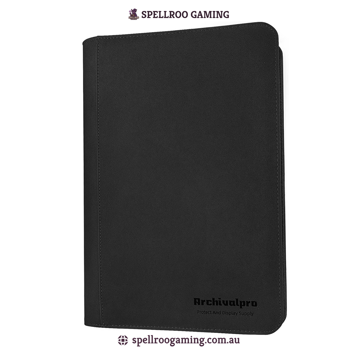 ARCHIVALPRO: 4-Pocket Premium PU Leather Graded Card Binder – Holds 40 PSA/Slab Cards (Baseball, Football, TCG, Sports Cards)