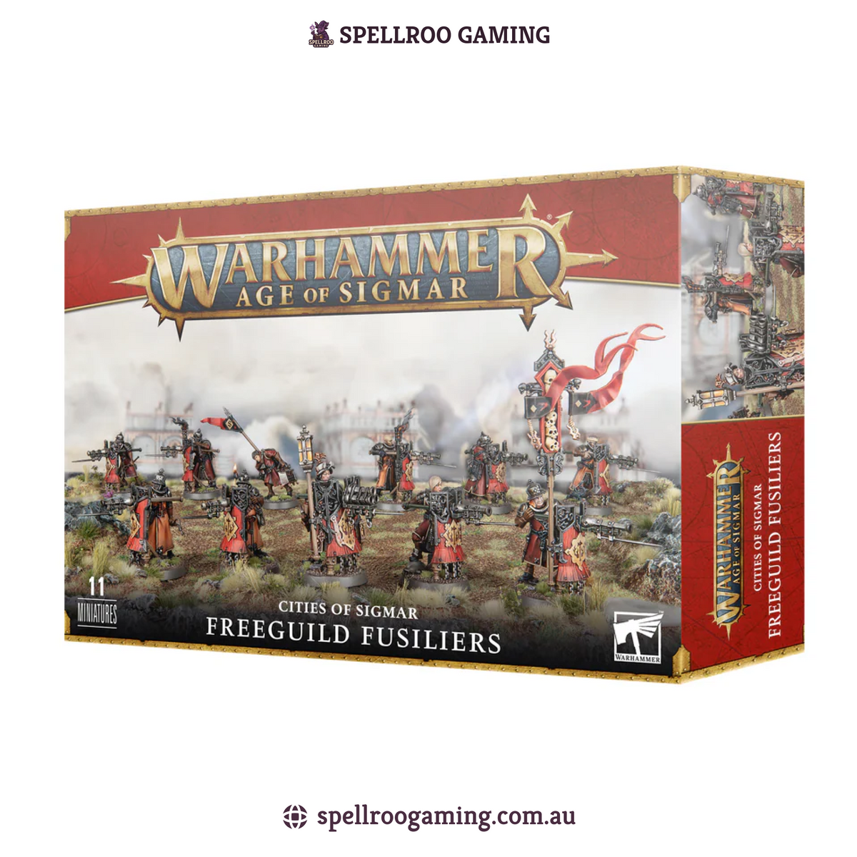 Warhammer: Age of Sigmar - Cities of Sigmar – Freeguild Fusiliers (11 Miniatures)