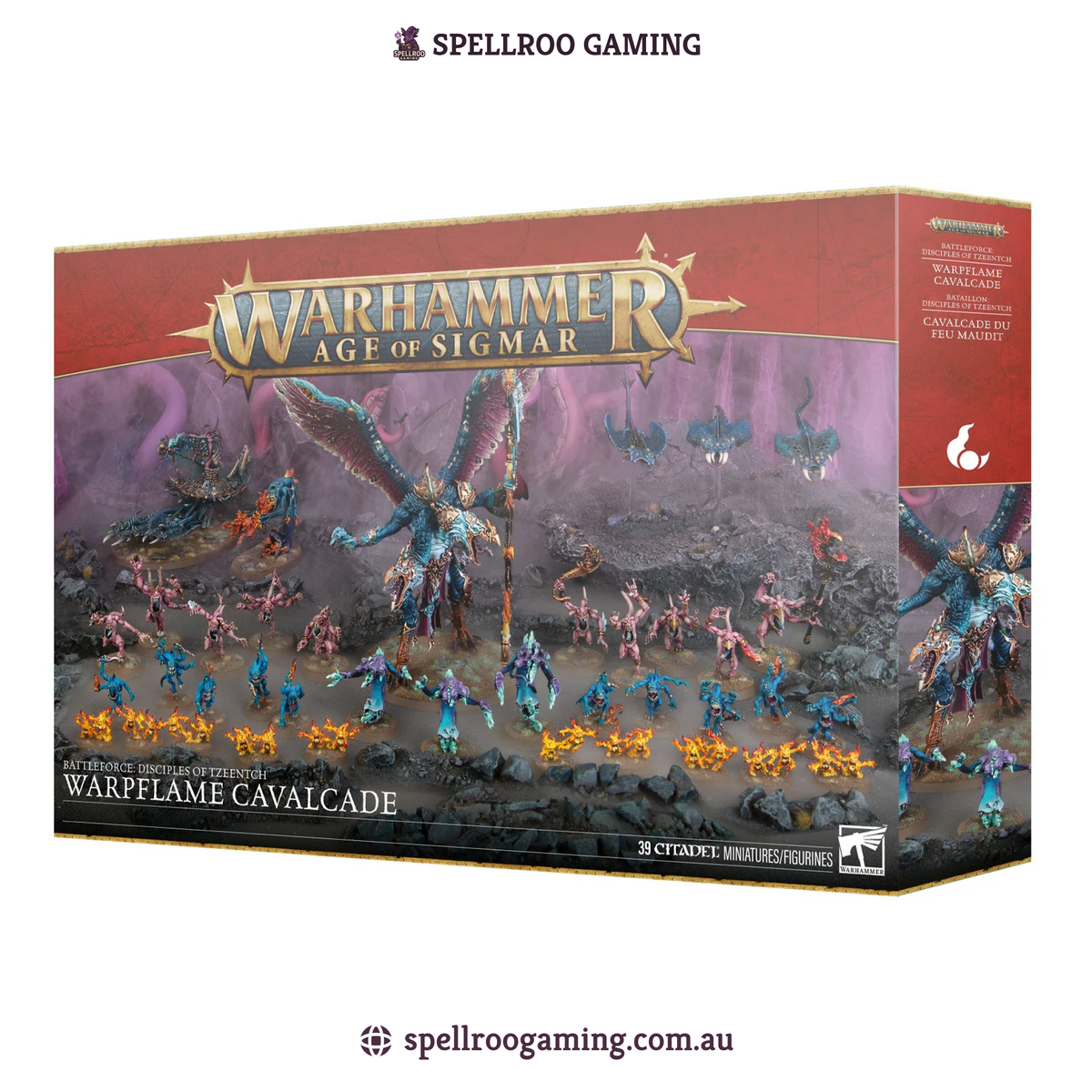 Warhammer: Age of Sigma – Disciples of Tzeentch - Warpflame Cavalcade (39 Miniatures) (PREORDER)