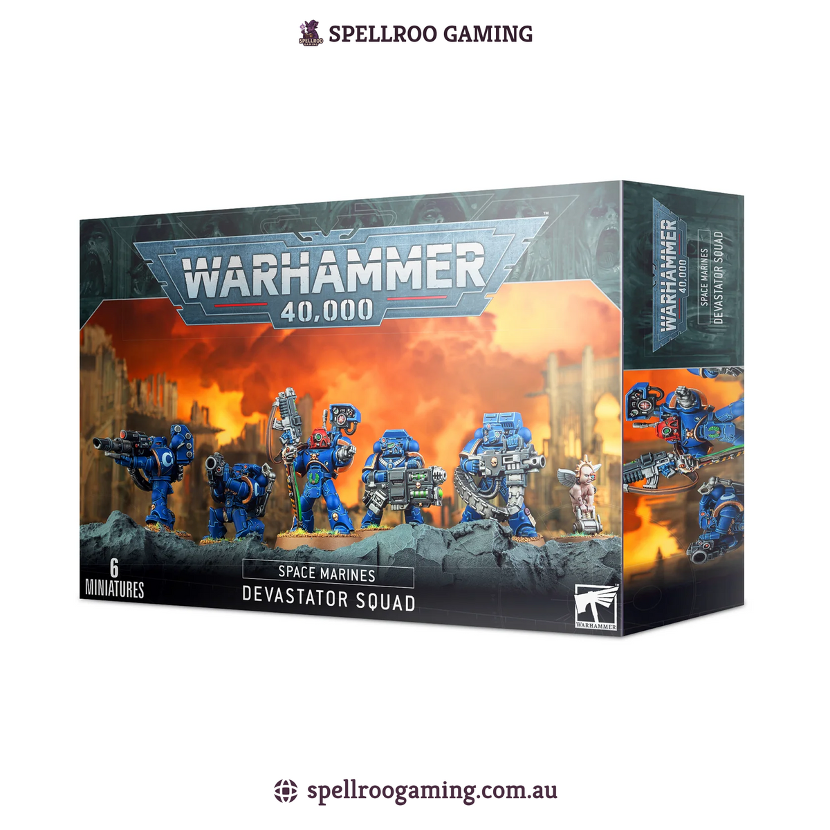 Warhammer: 40K – Space Marines - Devastator Squad (6 Miniatures)
