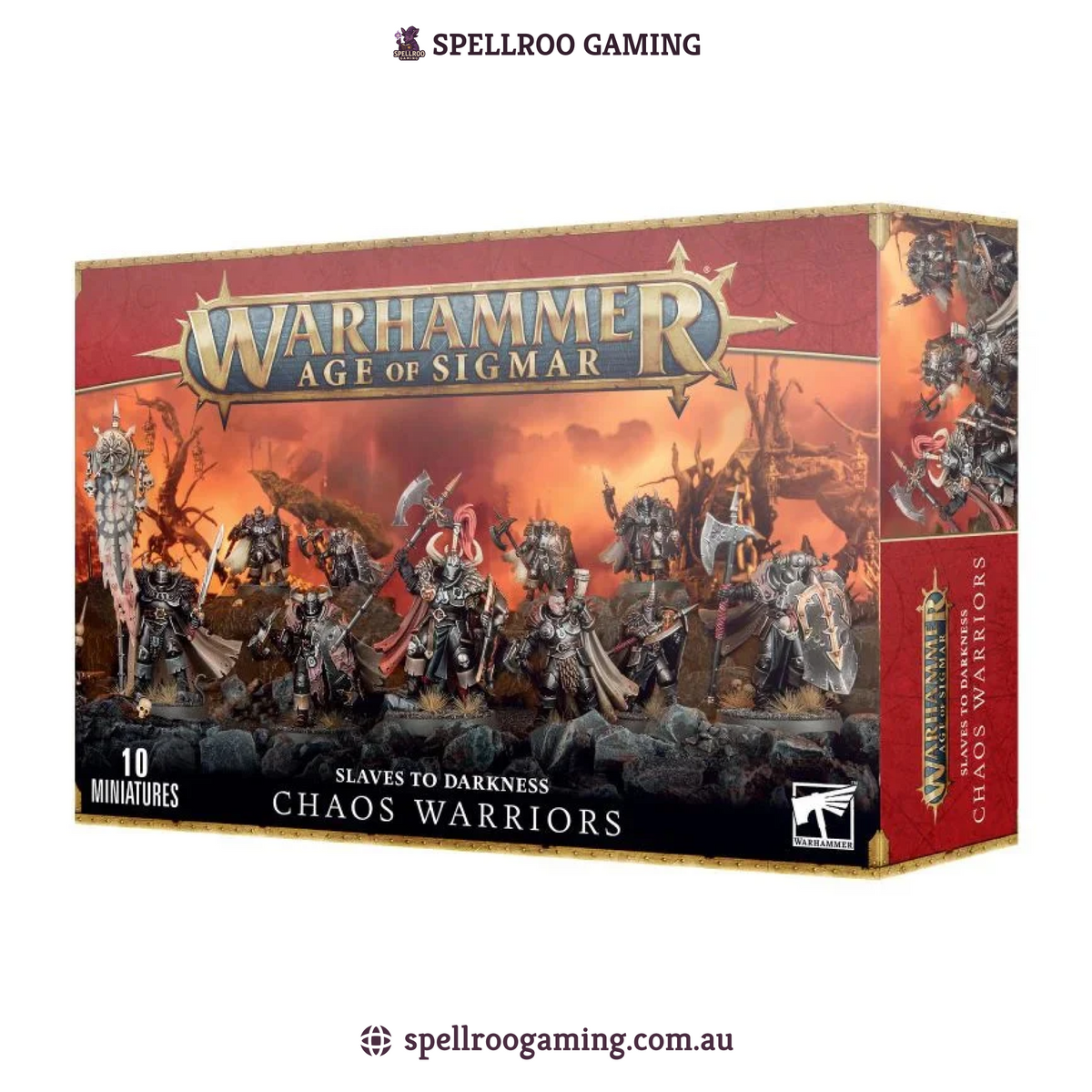 Warhammer: Age of Sigmar - Slaves to Darkness – Chaos Warriors (10 Miniatures)