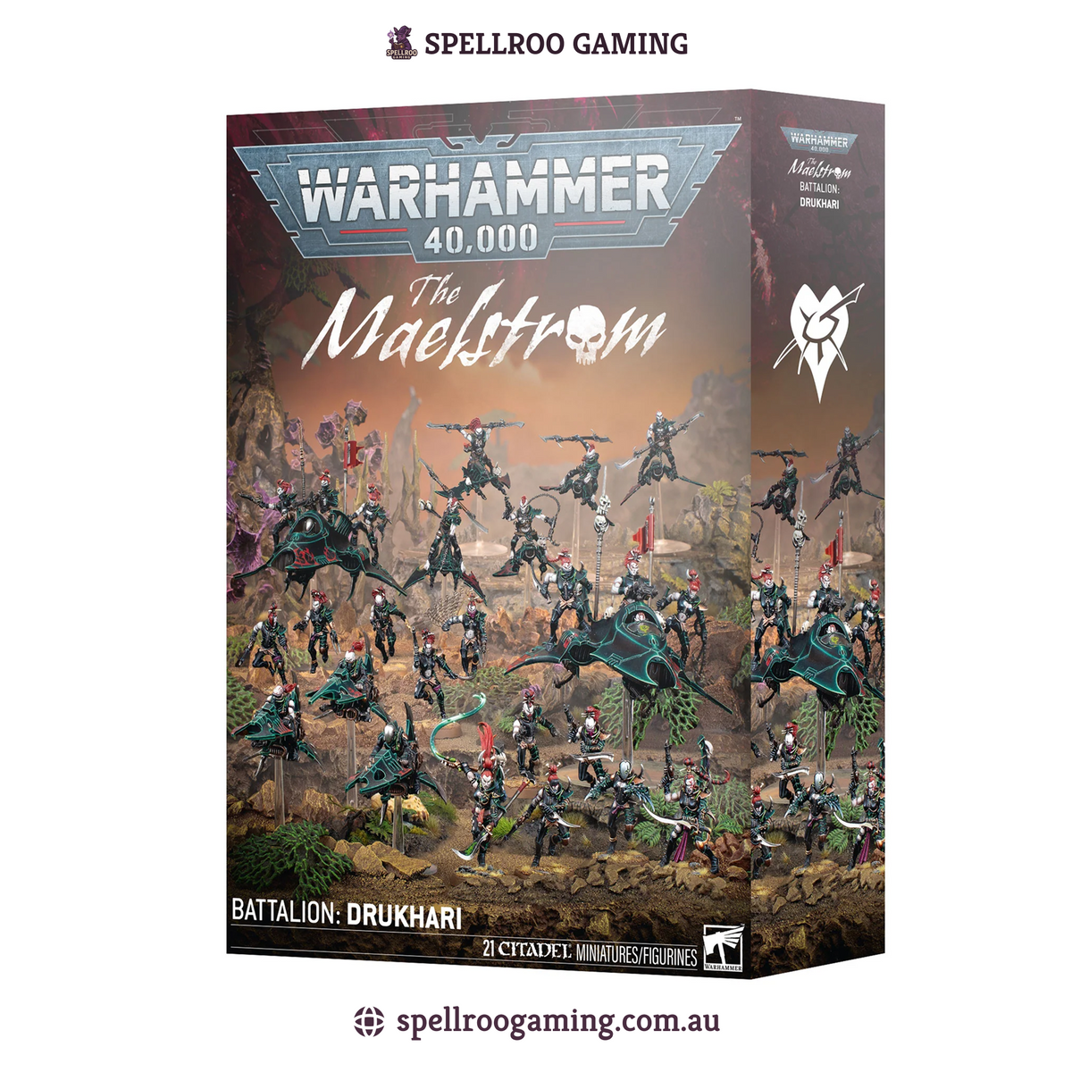 Warhammer: 40K – The Maelstrom Battalion - Drukhari (21 Miniatures) (PREORDER)