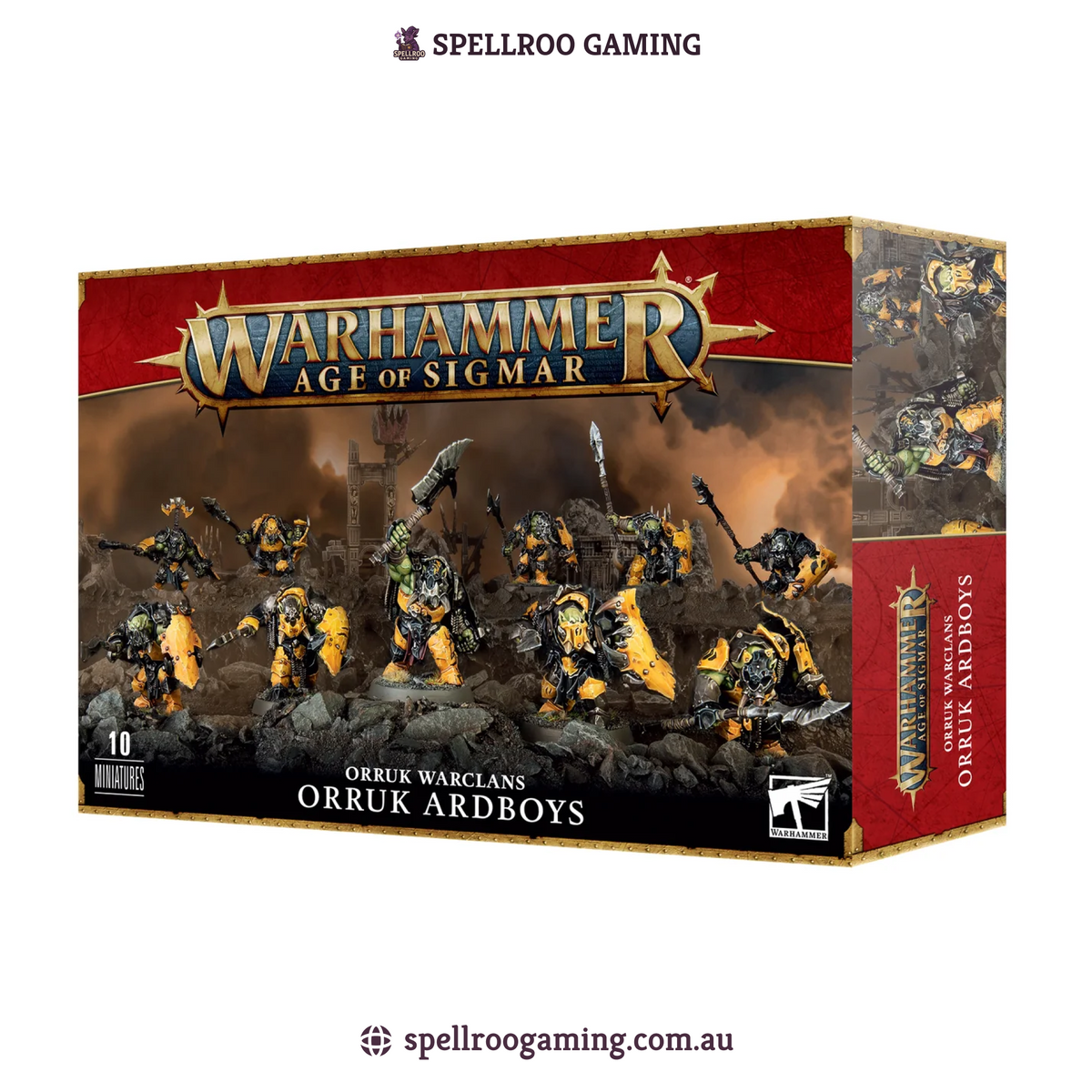 Warhammer: Age of Sigmar - Orruk Warclans - Orruk Ardboys (10 Miniatures)