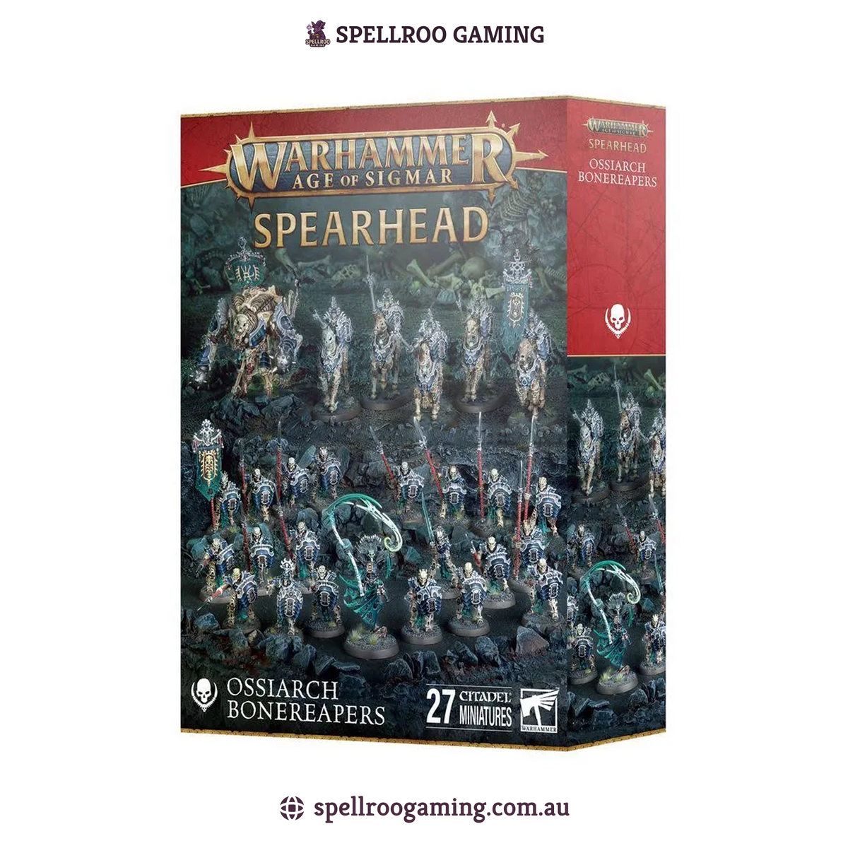 Warhammer: Age of Sigma – Ossiarch Bonereapers Spearhead (27 Miniatures)