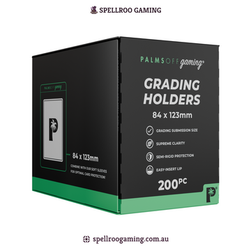 Palms Off: Semi Rigid Grading Holders Case (200 pc) - 83 x 123mm