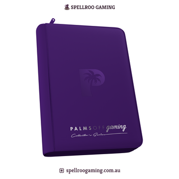Palms Off: Collector's Series 4 Pocket Zip Binder - 160 Card Slots