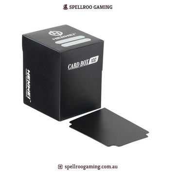 HENWEI: Plastic Horizontal Deck Box – Fits 100+ TCG Cards (MTG, Pokemon, Yu-Gi-Oh!, Lorcana)