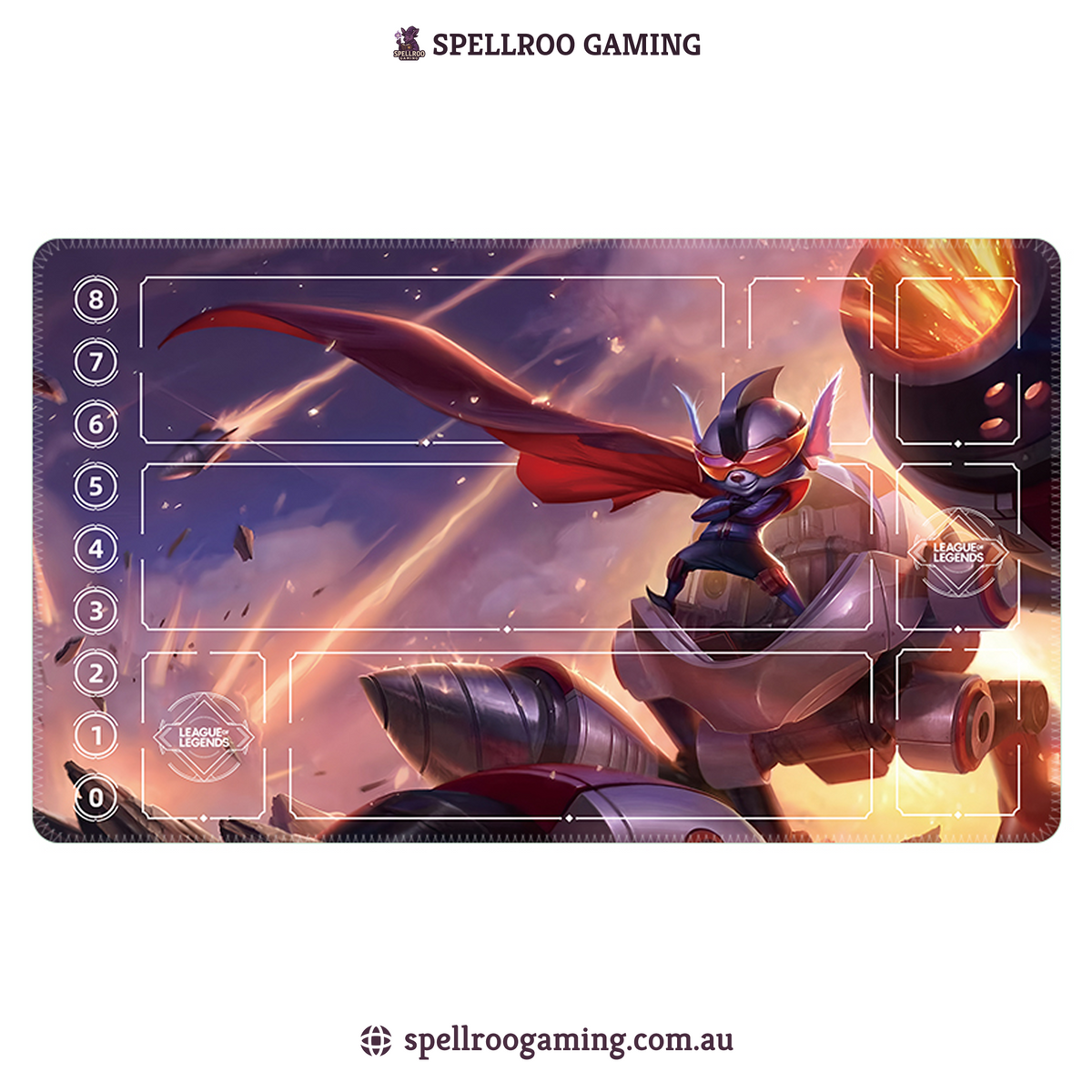 Riftbound: League of Legends TCG: Single Playmat (3mm) – Rumble – English