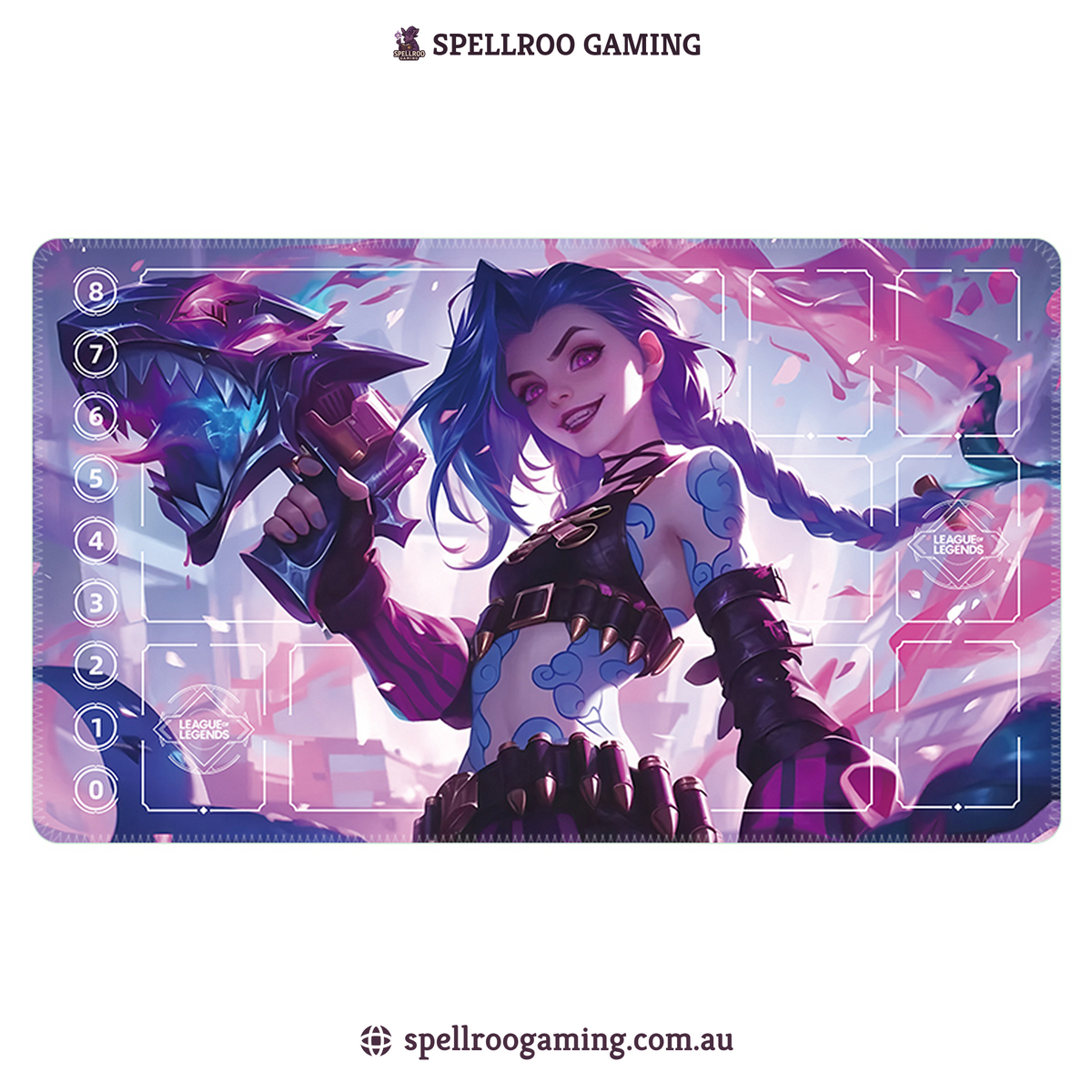 Riftbound: League of Legends TCG: Single Playmat (3mm) – Jinx 15 – English