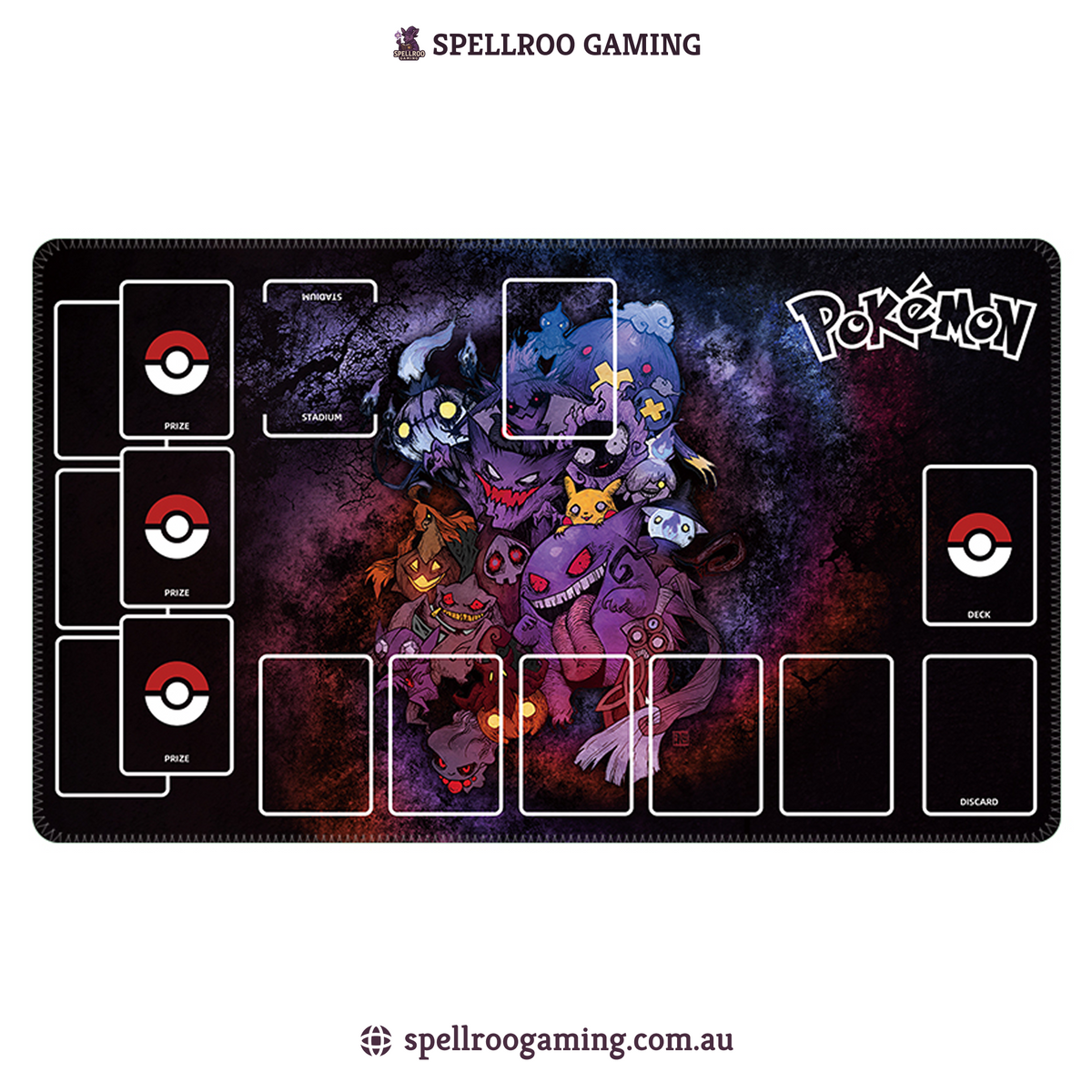 Pokemon TCG: Single Playmat (3mm) – Gengar 3 – English