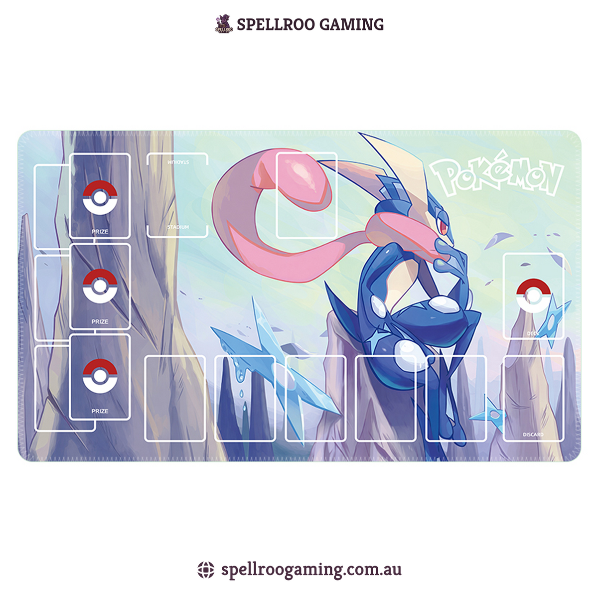 Pokemon TCG: Single Playmat (3mm) –  Greninja 1 – English