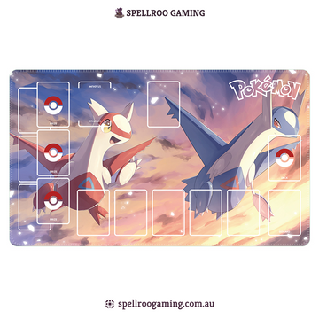 Pokemon TCG: Single Playmat (3mm) – Latias & Latios 1 – English