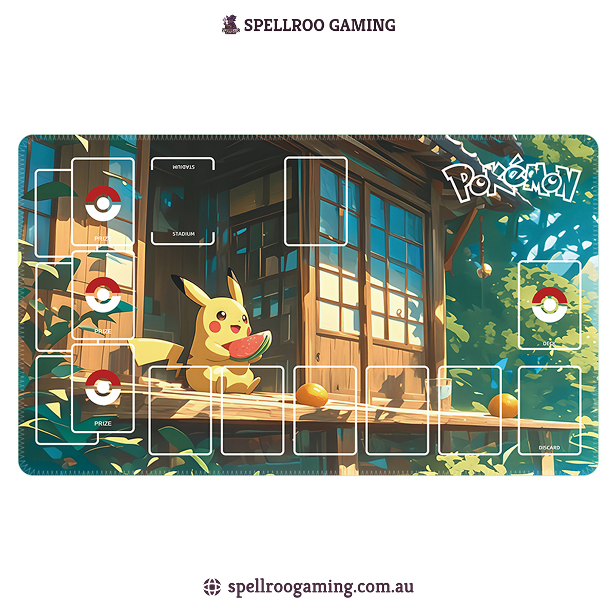 Pokemon TCG: Single Playmat (3mm) – Pikachu 1 – English