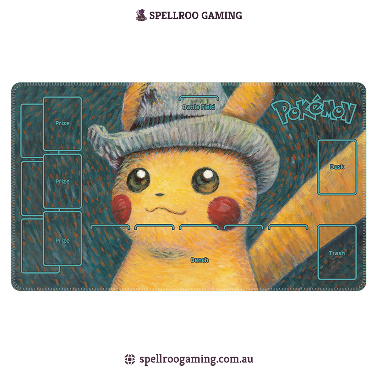 Pokemon TCG: Single Playmat (3mm) – Pikachu 3 – English