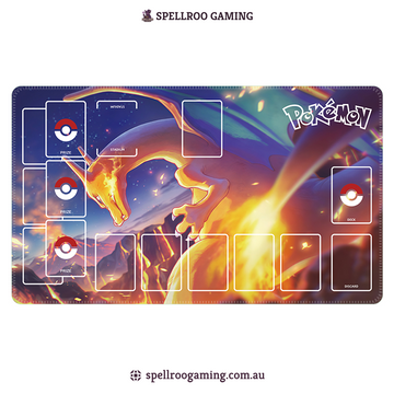 Pokemon TCG: Single Playmat (3mm) - Charizard 3 – English