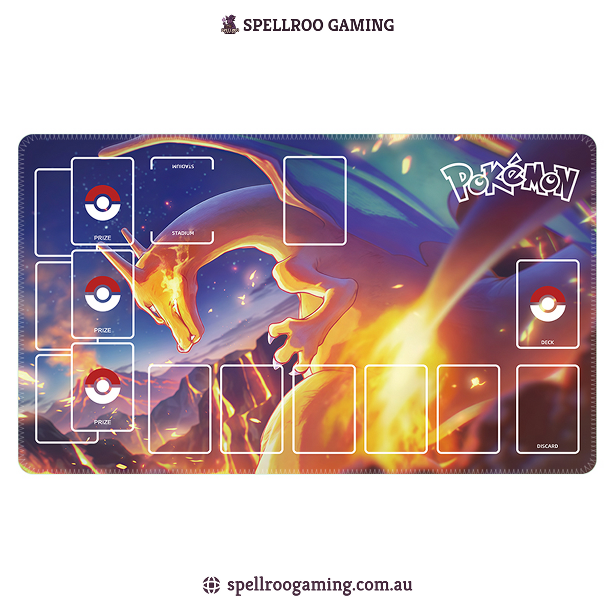 Pokemon TCG: Single Playmat (3mm) - Charizard 3 – English