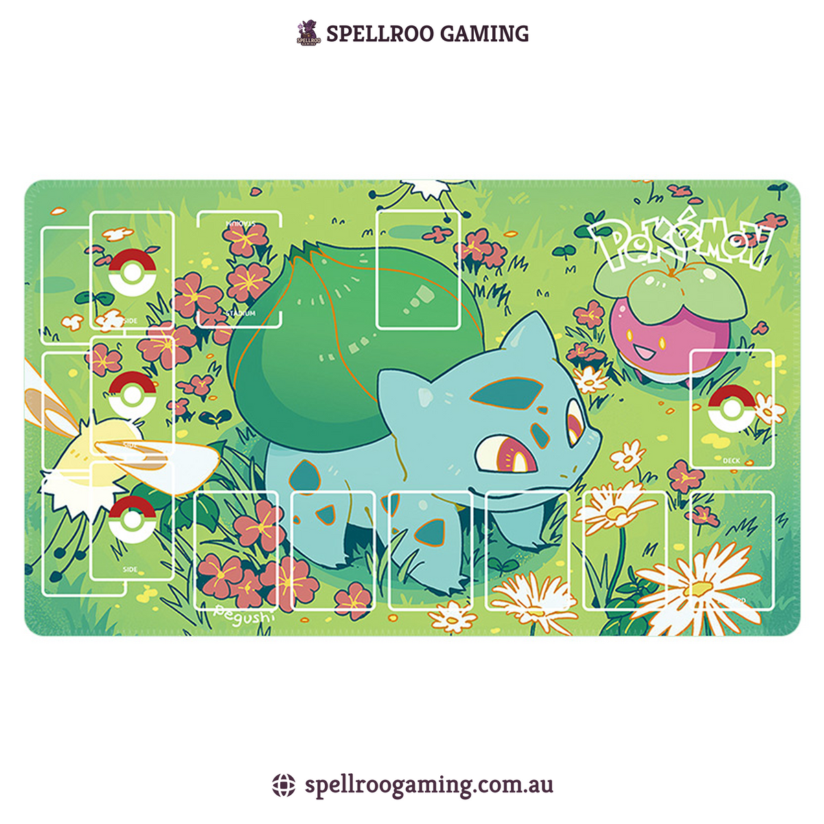Pokemon TCG: Single Playmat (3mm) - Bulbasaur 1 – English