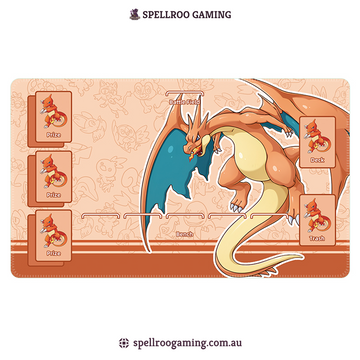 Pokemon TCG: Single Playmat (3mm) - Charizard 2 – English