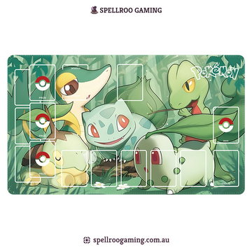 Pokemon TCG: Single Playmat (3mm) – Grass Pokemon – English