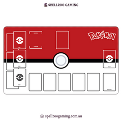 Pokemon TCG: Single Playmat (3mm) – Pokeball 1 – English