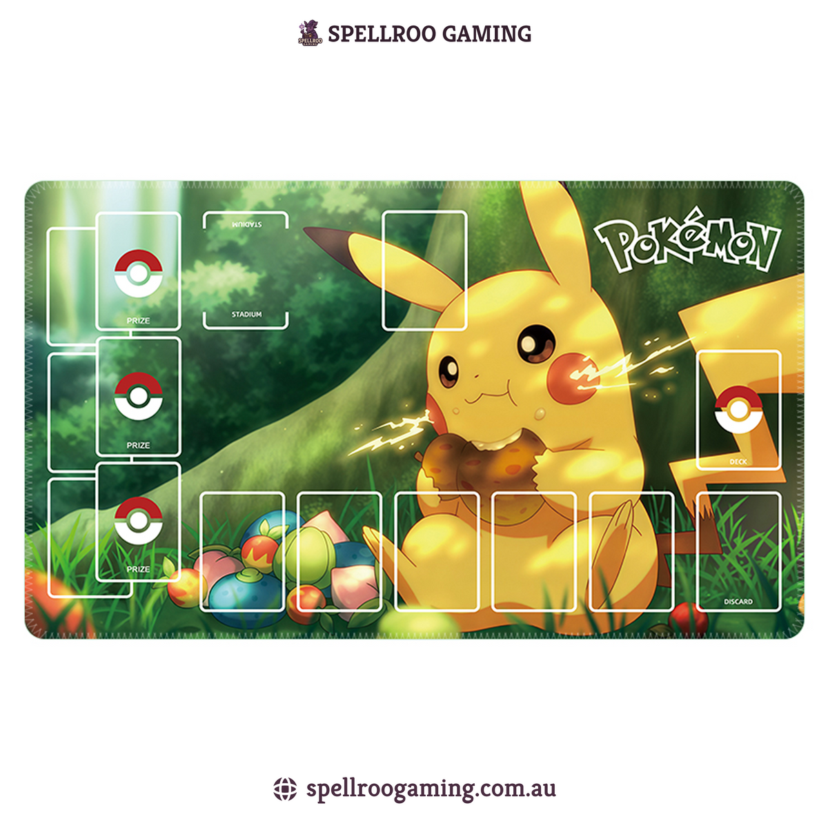 Pokemon TCG: Single Playmat (3mm) – Pikachu 7 – English
