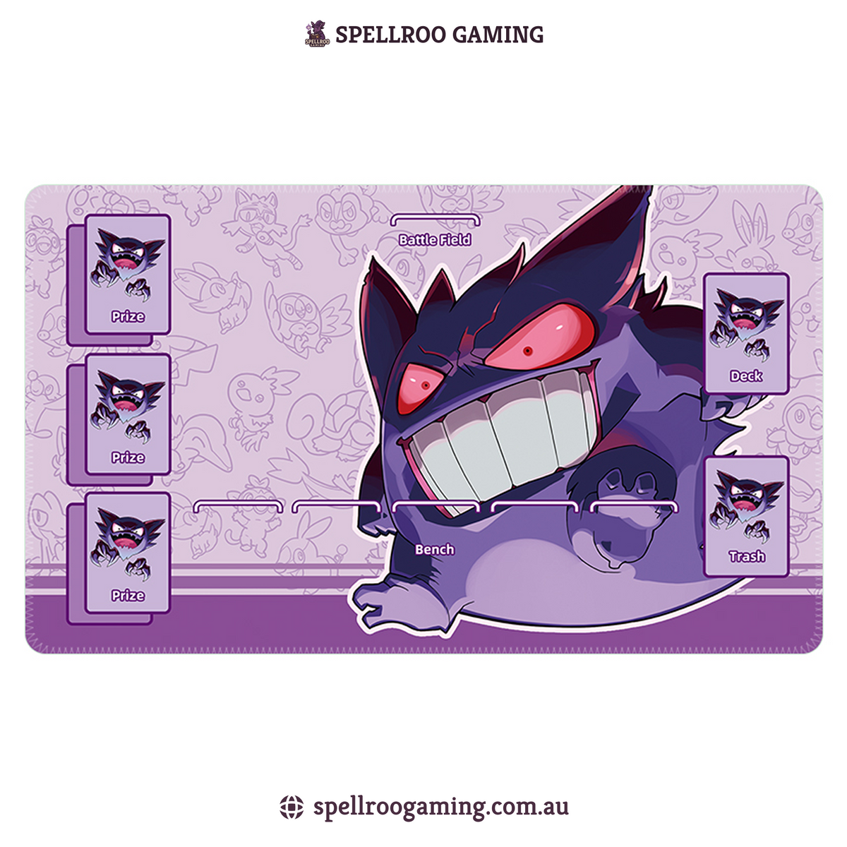 Pokemon TCG: Single Playmat (3mm) – Gengar 4 – English