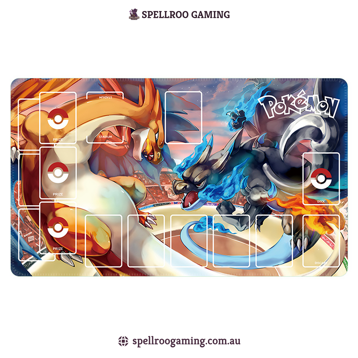 Pokemon TCG: Single Playmat (3mm) – Charizard 1 – English