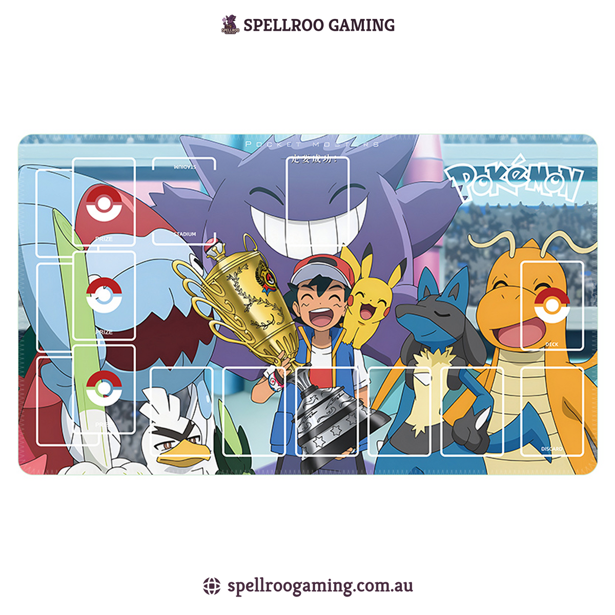 Pokemon TCG: Single Playmat (3mm) – Champion – English