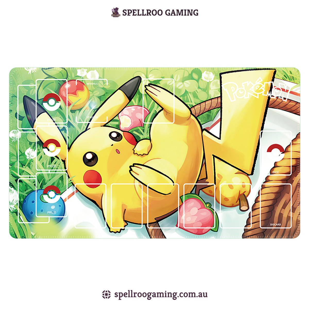 Pokemon TCG: Single Playmat (3mm) – Pikachu 6 – English