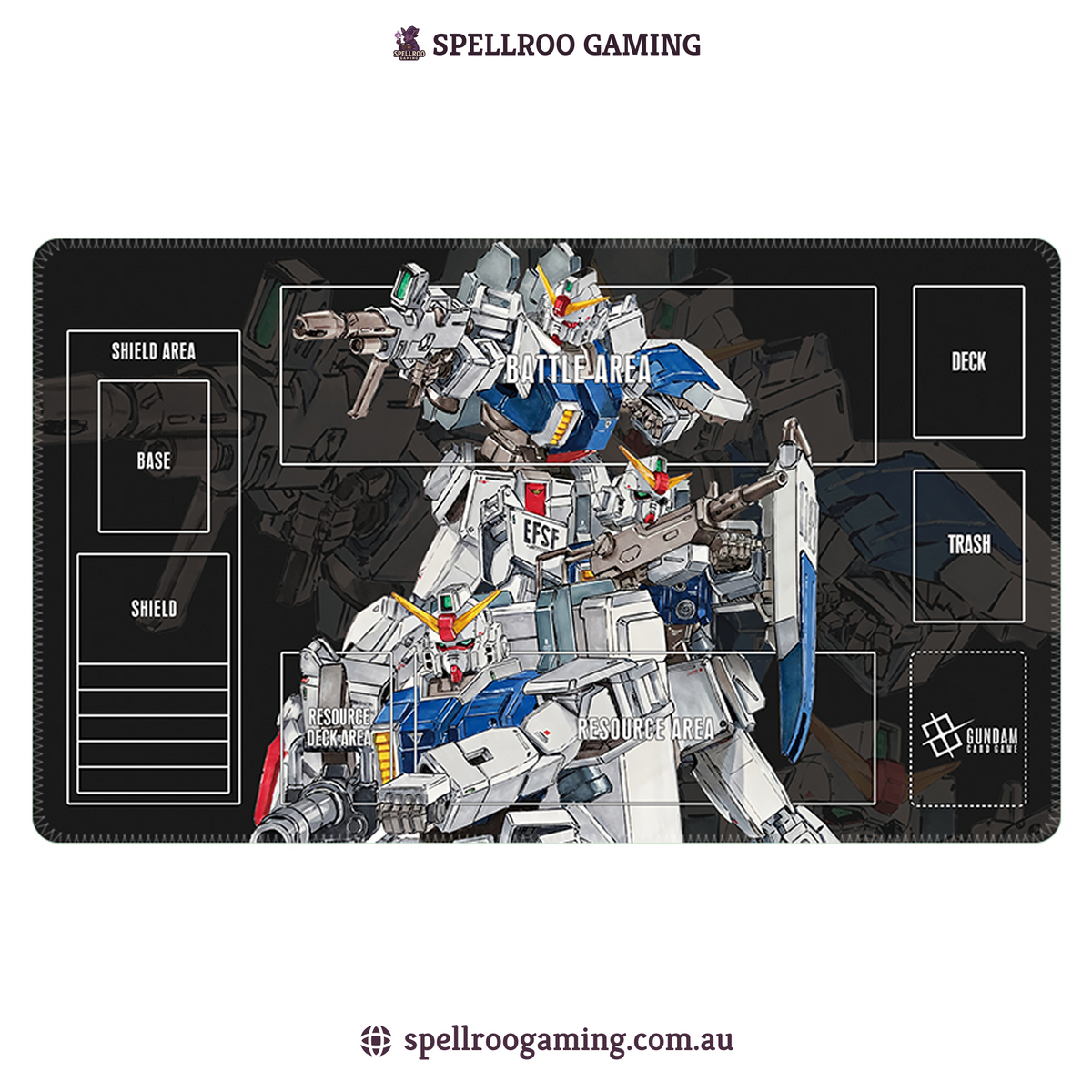 Gundam TCG Card Game: Single Playmat (3mm) - RX-79[G] 1 – English