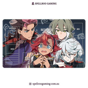 Gundam Card Game: Single Playmat (3mm) - Everyone 1 – English