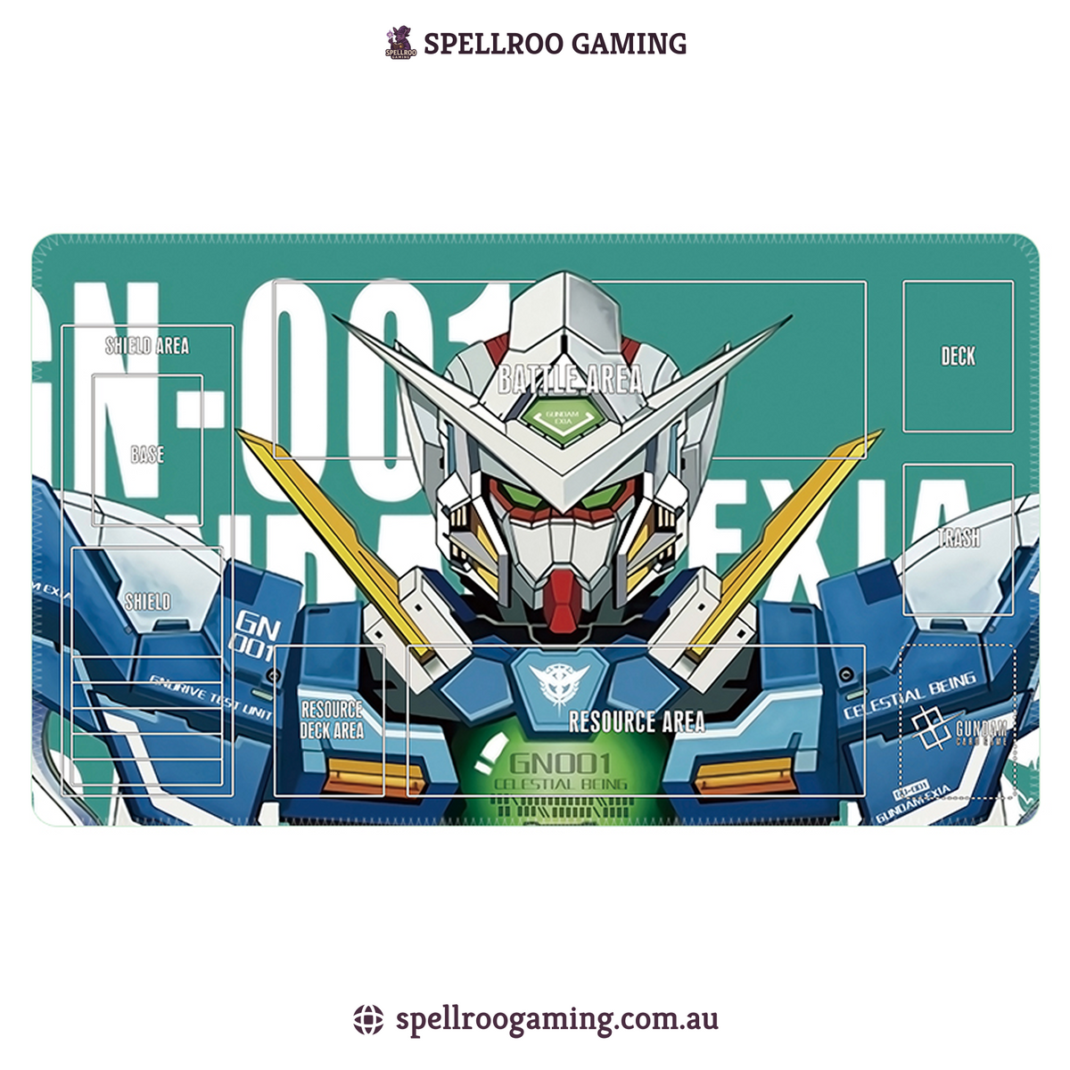 Gundam TCG Card Game: Single Playmat (3mm) - GN-001 1 – English