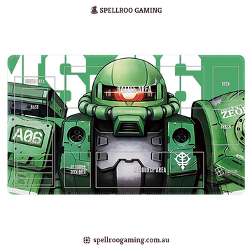 Gundam Card Game: Single Playmat (3mm) - MS-06 Zaku II 2 – English