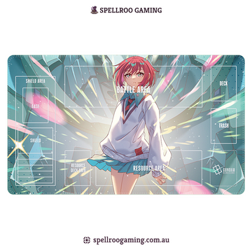 Gundam Card Game: Single Playmat (3mm) - Amate Yuzuriha 1 – English