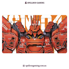 Gundam TCG Card Game: Single Playmat (3mm) - MSN-04 Sazabi 1 – English