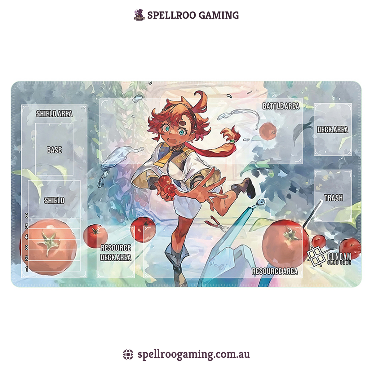 Gundam TCG Card Game: Single Playmat (3mm) - Suletta Mercury 1 – English