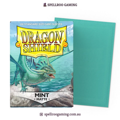 Dragon Shield: Matte - Mint - Standard Size - 100 Sleeves