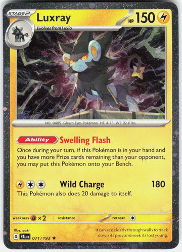 Luxray - 071/193 (Cosmos Holo)