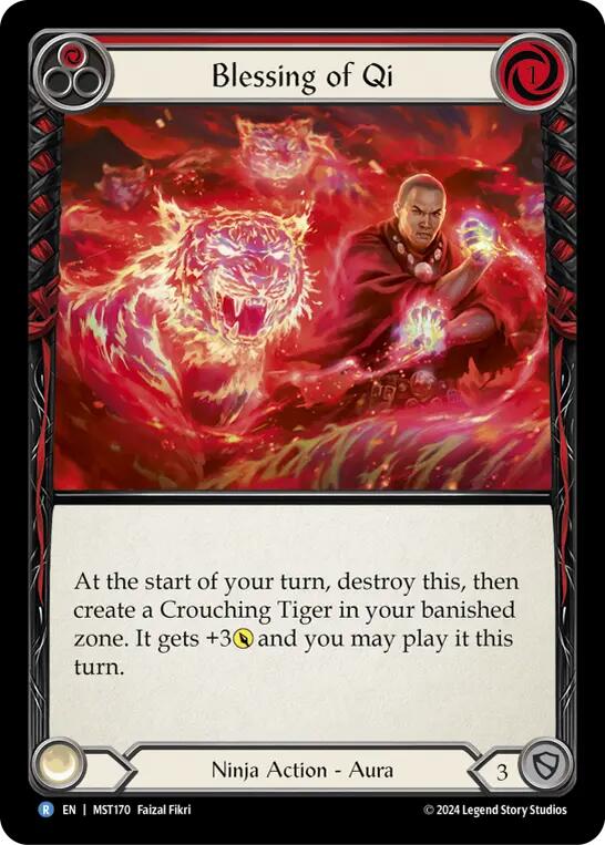 Blessing of Qi (Red)