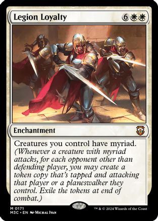 Legion Loyalty (Ripple Foil) (M3C-171) - Modern Horizons 3 Commander Foil
