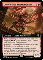 Overclocked Electromancer (Extended Art) (Ripple Foil) (M3C-058) - Modern Horizons 3 Commander Foil